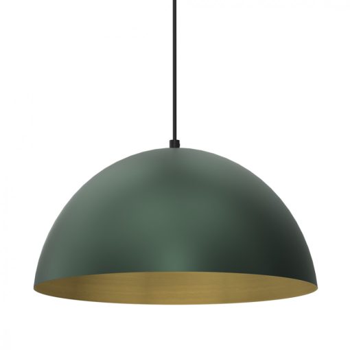 Pendant lamp BETA GREEN/GOLD 1xE27 35cm