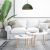 Pendant lamp BETA GREEN/GOLD 1xE27 35cm