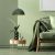 Pendant lamp BETA GREEN/GOLD 1xE27 35cm