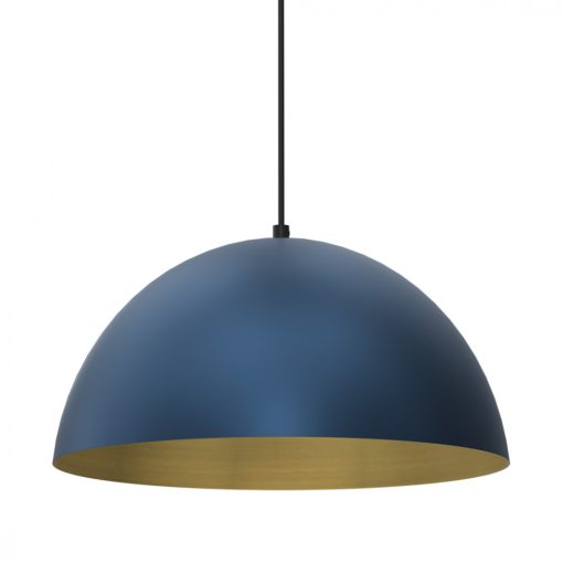 Pendant lamp BETA NAVY BLUE/GOLD 1xE27 35cm