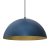 Pendant lamp BETA NAVY BLUE/GOLD 1xE27 45cm