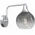 Wall lamp MONTE SILVER 1xE27