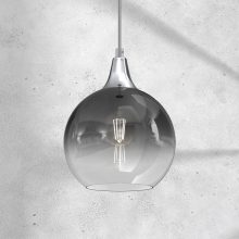 Pendant lamp MONTE SILVER fi 200 1xE27