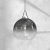 Pendant lamp MONTE SILVER fi 200 1xE27
