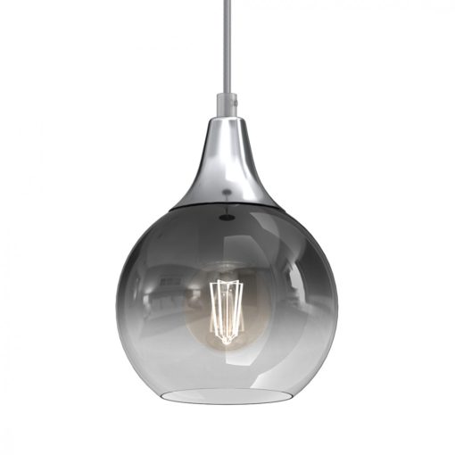 Pendant lamp MONTE SILVER fi 150 1xE27