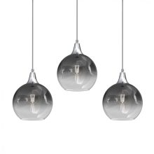 Pendant lamp MONTE SILVER 3xE27