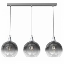 Pendant lamp MONTE SILVER 3xE27