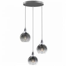 Pendant lamp MONTE SILVER 3xE27