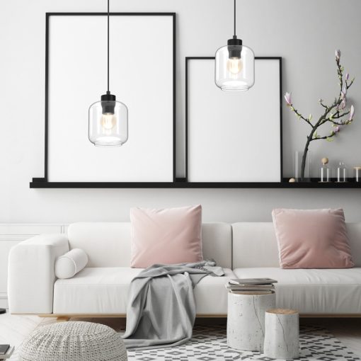 Pendant lamp SOMBRA CLEAR 1xE27