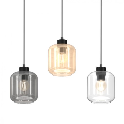 Pendant lamp SOMBRA MIX 3xE27