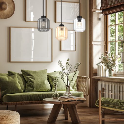Pendant lamp SOMBRA MIX 3xE27