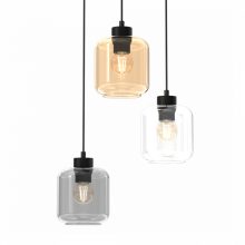 Pendant lamp SOMBRA MIX 3xE27