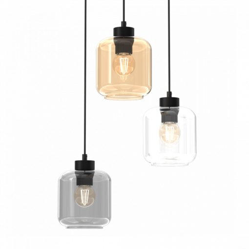 Pendant lamp SOMBRA MIX 3xE27