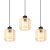 Pendant lamp SOMBRA AMBER 3xE27