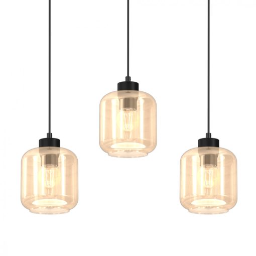 Pendant lamp SOMBRA AMBER 3xE27
