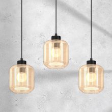 Pendant lamp SOMBRA AMBER 3xE27