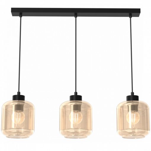 Pendant lamp SOMBRA AMBER 3xE27
