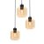 Pendant lamp SOMBRA AMBER 3xE27