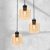 Pendant lamp SOMBRA AMBER 3xE27