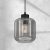 Pendant lamp SOMBRA SMOKED 1xE27