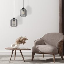 Pendant lamp SOMBRA SMOKED 1xE27