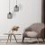 Pendant lamp SOMBRA SMOKED 1xE27