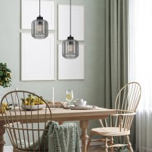 Pendant lamp SOMBRA SMOKED 1xE27