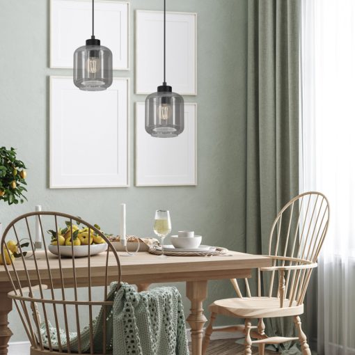 Pendant lamp SOMBRA SMOKED 1xE27