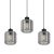Pendant lamp SOMBRA SMOKED  3xE27