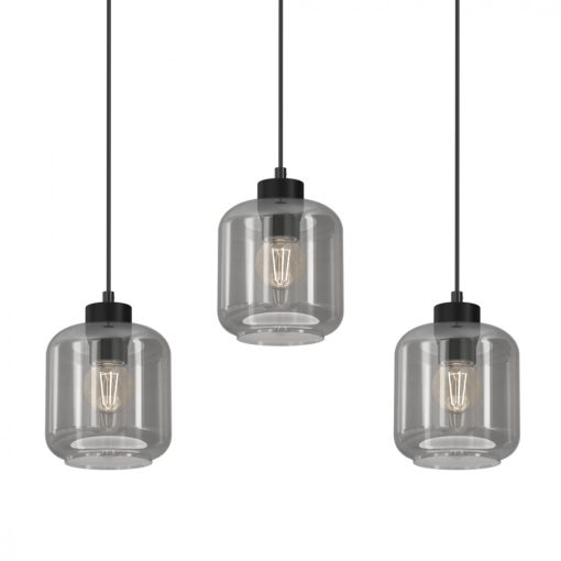 Pendant lamp SOMBRA SMOKED  3xE27