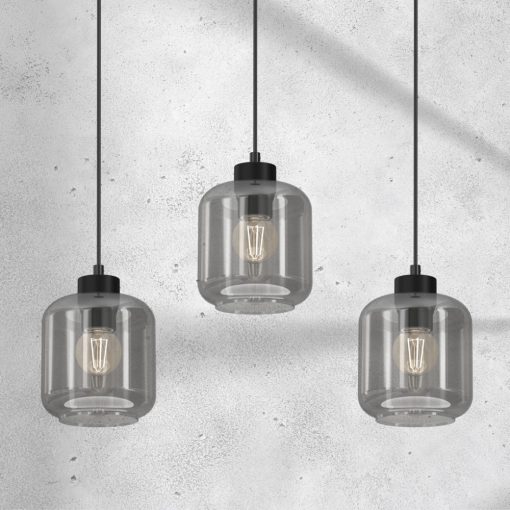 Pendant lamp SOMBRA SMOKED  3xE27