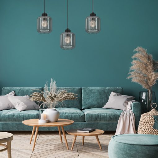Pendant lamp SOMBRA SMOKED  3xE27