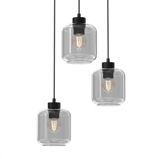 Pendant lamp SOMBRA SMOKED 3xE27