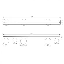 Ceiling  lamp BIBIONE 5xG9