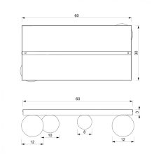 Ceiling  lamp BIBIONE GOLD 4xG9