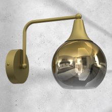 Wall lamp MONTE GOLD 1xE27