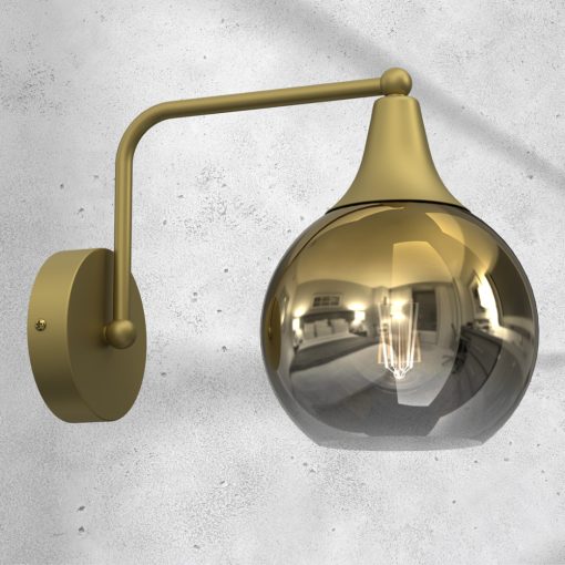 Wall lamp MONTE GOLD 1xE27