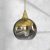Pendant lamp MONTE GOLD fi 200 1xE27