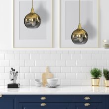 Pendant lamp MONTE GOLD fi 200 1xE27