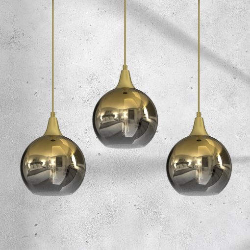 Pendant lamp MONTE GOLD 3xE27