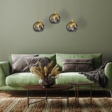 Pendant lamp MONTE GOLD 3xE27