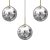 Pendant lamp REFLEX 3xE14