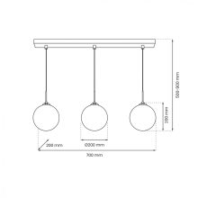 Pendant lamp REFLEX 3xE14