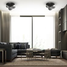 Ceiling  lamp REFLEX 2xE14 + 1xE27
