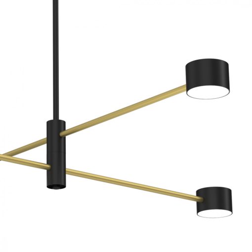 Ceiling  lamp CROSS GOLD 4xGX53
