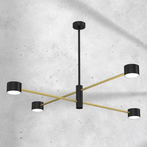 Ceiling  lamp CROSS GOLD 4xGX53