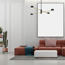 Ceiling  lamp CROSS GOLD 4xGX53