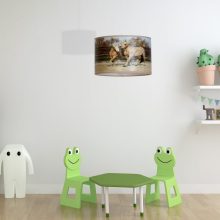 Pendant lamp HORSES 1xE27