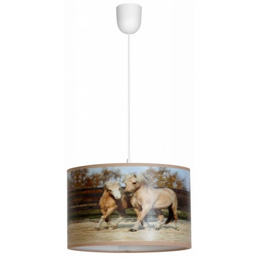 Pendant lamp HORSES 1xE27