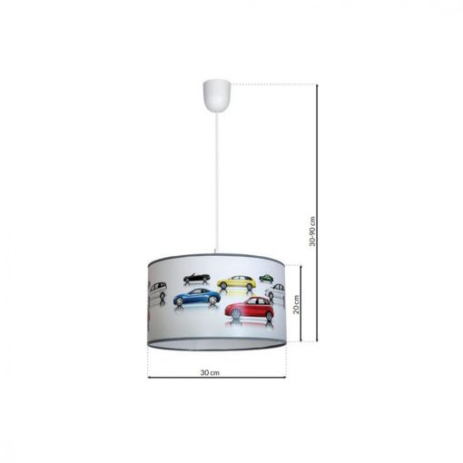 Pendant lamp CARS 1xE27